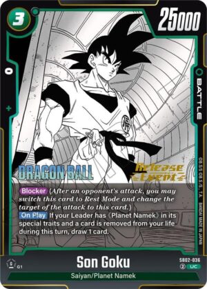 Son Goku - SB02-036 - Manga Booster 02 Release Event Cards (SB02_RE)