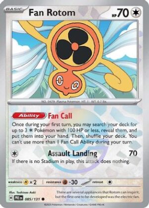 Fan Rotom - 085/131 - Common Pokeball Reverse Holo (ESPAÑOL)