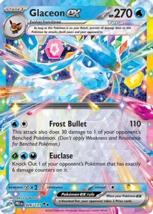 Glaceon ex - 026/131 - Ultra Rare (ESPAÑOL)