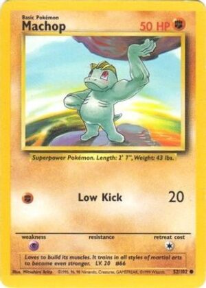 Machop - 52/102 - Common Unlimited