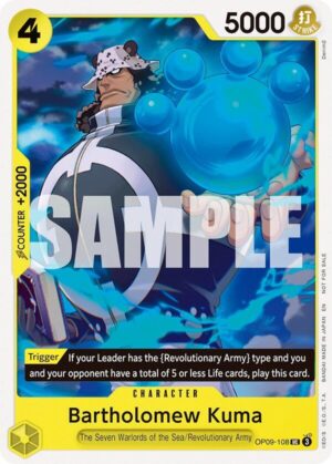 Bartholomew Kuma (Tournament Pack 2025 Vol. 4) - One Piece Promotion Cards (OP09-108 UC)