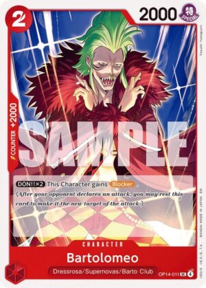 Bartolomeo - The Azure Sea's Seven (OP14-011 UC)