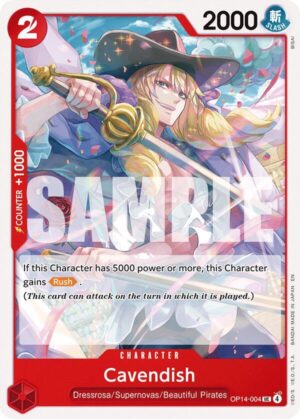 Cavendish - The Azure Sea's Seven (OP14-004 UC)