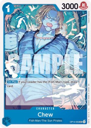 Chew - The Azure Sea's Seven (OP14-050 UC)
