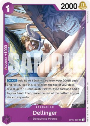 Dellinger - The Azure Sea's Seven (OP14-067 UC)