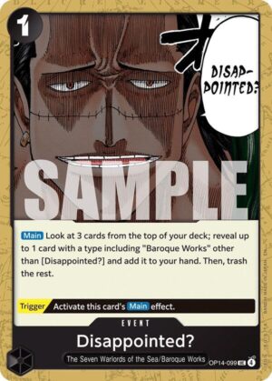 Disappointed? - The Azure Sea's Seven (OP14-099 UC)