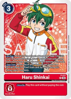 Haru Shinkai (Official Store Tournament 2026 Vol. 1) - Digimon Promotion Cards (D-PR)