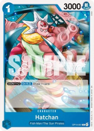 Hatchan - The Azure Sea's Seven (OP14-051 C)