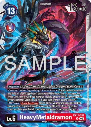 HeavyMetaldramon - Dawn of Liberator (EX11-052 R)