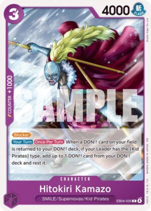 Hitokiri Kamazo - The Azure Sea's Seven (EB04-035 C)