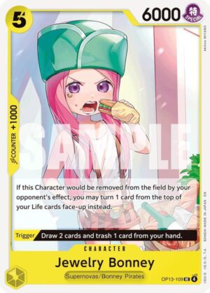 Jewelry Bonney (109) - Carrying On His Will (OP13-109 UC)