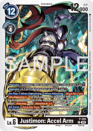 Justimon: Accel Arm (Store Tournament 2025 Vol.4 Participation Pack) - Digimon Promotion Cards (D-PR)
