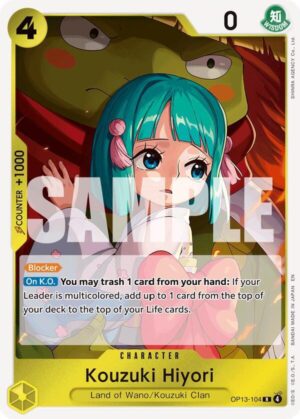 Kouzuki Hiyori - Carrying On His Will (OP13-104 R)