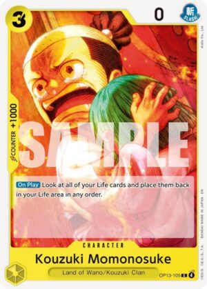 Kouzuki Momonosuke - Carrying On His Will (OP13-105 C)