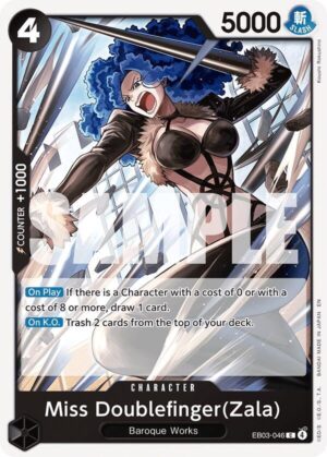 Miss Doublefinger(Zala) - Extra Booster: One Piece Heroines Edition (EB03-046 C)