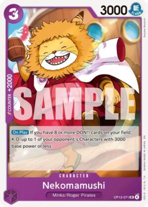 Nekomamushi - Carrying On His Will (OP13-071 UC)