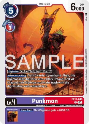 Punkmon - Dawn of Liberator (EX11-049 C)