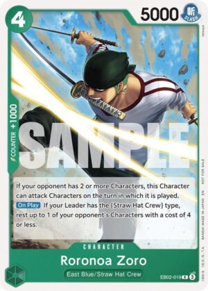 Roronoa Zoro (Tournament Pack 2025 Vol. 3) - One Piece Promotion Cards (EB02-019 R)