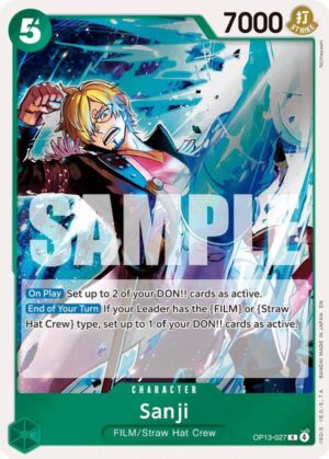 Sanji - Carrying On His Will (OP13-027 R)