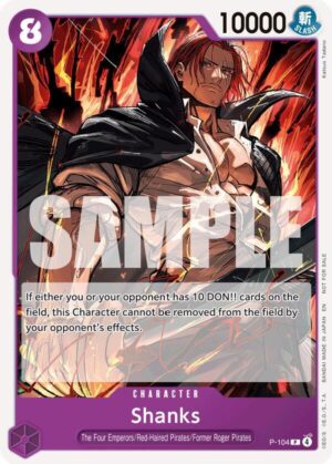 Shanks (Store Tournament 2025 Vol. 4) - One Piece Promotion Cards (P-104 P)