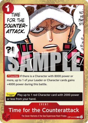 Time for the Counterattack - The Azure Sea's Seven (OP14-018 R)