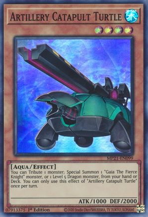 Artillery Catapult Turtle (MP21-EN099) - 2021 Tin of Ancient Battles Super Rare
