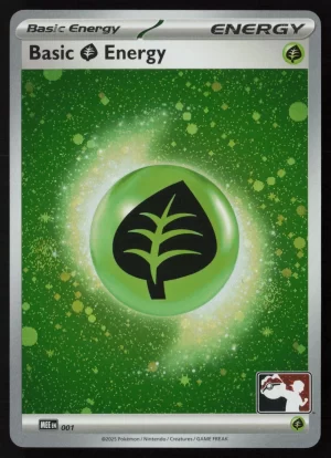 Basic Grass Energy (COSMOS HOLO) - MEE001 - Prize Pack Series Cards
