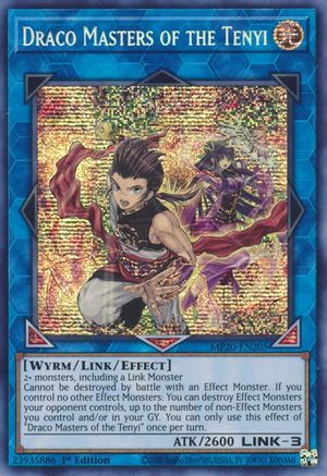 Draco Masters of the Tenyi (MP20-EN205) - 2020 Tin of Lost Memories Prismatic Secret Rare