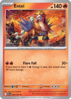 Entei 025/217 - Holo Rare