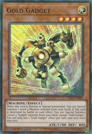 Gold Gadget (FIGA-EN009) - Fists of the Gadgets Super Rare