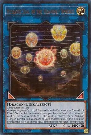 Hieratic Seal of the Heavenly Spheres (UR) (RA02-EN039) - 25th Anniversary Rarity Collection II Ultra Rare