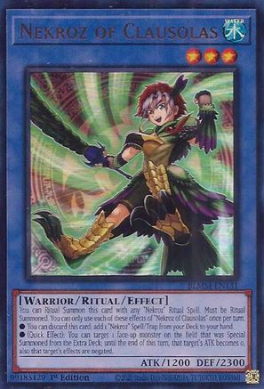 Nekroz of Clausolas (BLMM-EN131) - Battles of Legend: Monster Mayhem Ultra Rare