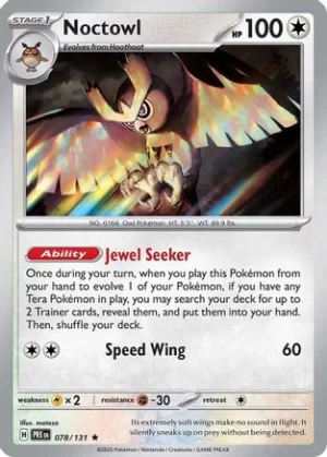 Noctowl - 078/131 - Holo Rare