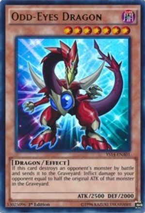 Odd-Eyes Dragon (YS14-ENA01) - Super Starter: Space-Time Showdown Power-Up Pack Ultra Rare