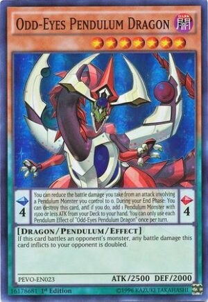 Odd-Eyes Pendulum Dragon (PEVO-EN023) - Pendulum Evolution Super Rare