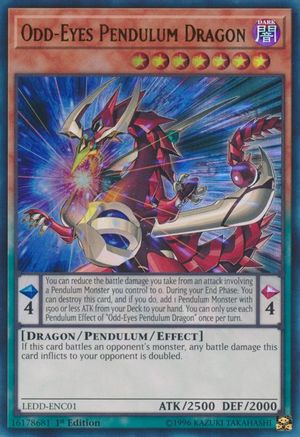 Odd-Eyes Pendulum Dragon (UR) (LEDD-ENC01) - Legendary Dragon Decks Ultra Rare