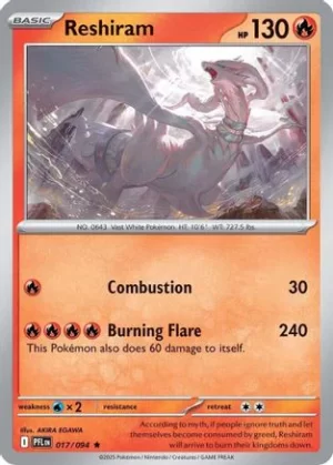 Reshiram 017/094 - Holo Rare