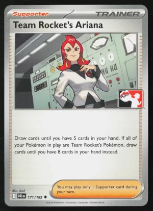 Team Rocket's Ariana - Prize Pack Series Cards (ESPAÑOL)