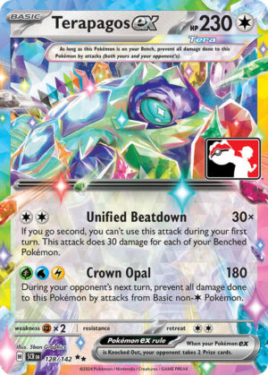 Terapagos ex - 128/142 - Prize Pack Series Cards (ESPAÑOL)