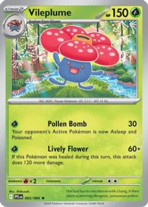 Vileplume 003/094 - Holo Rare