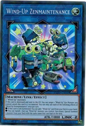 Wind-Up Zenmaintenance (FLOD-EN049) - Flames of Destruction Super Rare