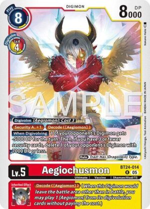 Aegiochusmon - Time Stranger (BT24-014 R)