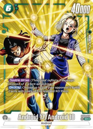 Android 17 / Android 18 (Alternate Art) - Awakened Pulse (FB01-078 SR)