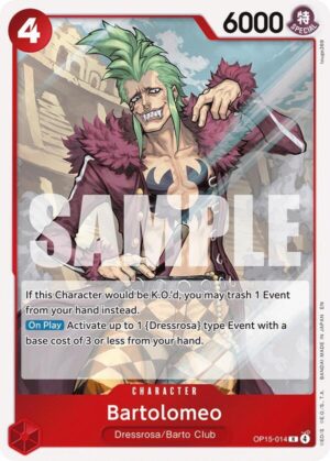 Bartolomeo - Adventure on Kami's Island (OP15-014 R)
