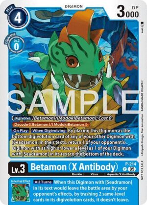 Betamon (X Antibody) (Official Store Tournament 2026 Vol. 1) - Digimon Promotion Cards (D-PR)