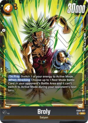 Broly - FB08-087 - Saiyan's Pride (FB08-087 SR)