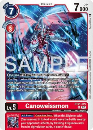 Canoweissmon (Reprint) - Advanced Booster Digimon Generation (AD-01)