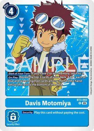 Davis Motomiya (Reprint) - Advanced Booster Digimon Generation (AD-01)