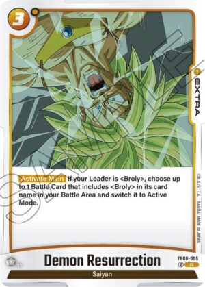 Demon Resurrection - Saiyan's Pride (FB08-095 R)