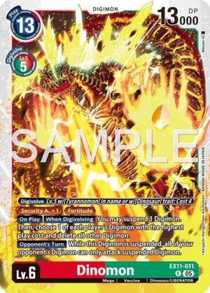 Dinomon - Dawn of Liberator (EX11-011 R)
